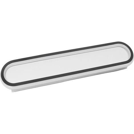 Plafonnier LED linéaire 3000K à 6500K réglable moderne plat long avec télécommande pour chambre couloir (1/5)