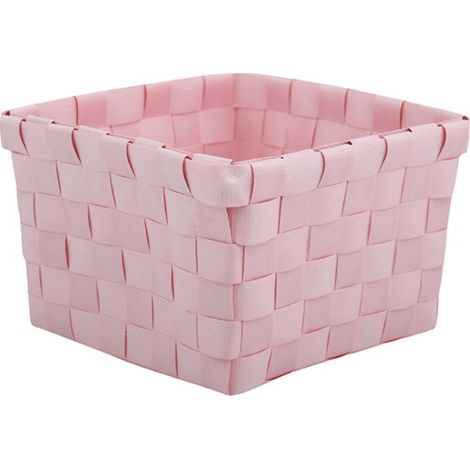 Cesta de almacenaje 14x14x9cm Rosa Pastel MSV