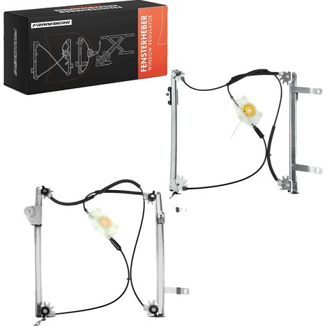 Reguladores de ventanas, plástico resistente, accionamiento eléctrico, compatibles con vehículos de 2 puertas, instalación en el eje delantero, compatibles con CITROËN/PEUGEOT (1/4)