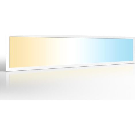 CCT LED Panel 150x30cm 24V 48W Rahmen weiss (1/5)