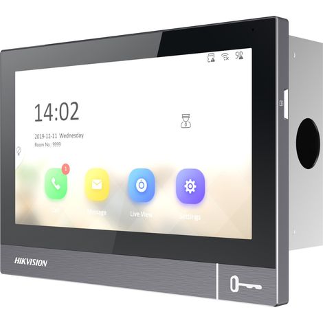 Hikvision 8 Series Indoor station Ip PoE DS-KH8381-WTE1/Flush