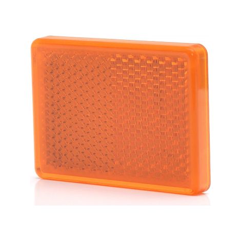 Catadioptre Orange Adhésif - 55x40 mm