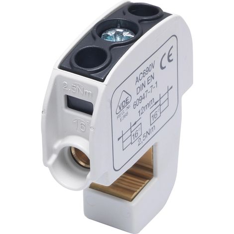 Terminale ferroviario isolato SBB 16 86105 SIMBLOCK, nero (1/4)