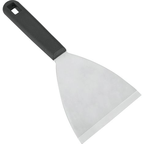 Spatule pour barbecue – Grattoir de nettoyage – Grand modèle (24 x 10 cm) – Acier inoxydable – Résistant à la chaleur