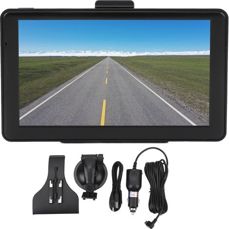 Navigatore GPS per auto PND con schermo touch HD da 7 pollici, 256 MB di RAM, radio FM, compatibile con Windows CE 6.0, autobus, camion, versione asiatica. (1/5)