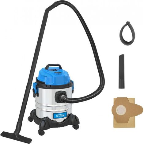 Güde Nass-Trockensauger GNTS 20L 1200 W 180 mbar 20 L Edelstahlbehälter (1/5)