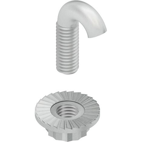 Tornillo de gancho Niedax grsm 6 f galvanizado 50 unidades
