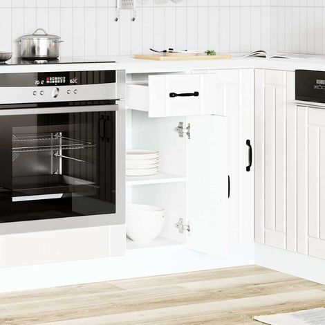 Maison Exclusive - Base da Cucina Lucca Bianco in Legno Multistrato