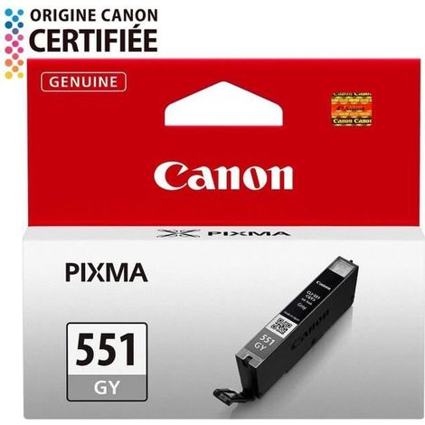 Cartouche imprimante CANON CLI 551 GY - gris