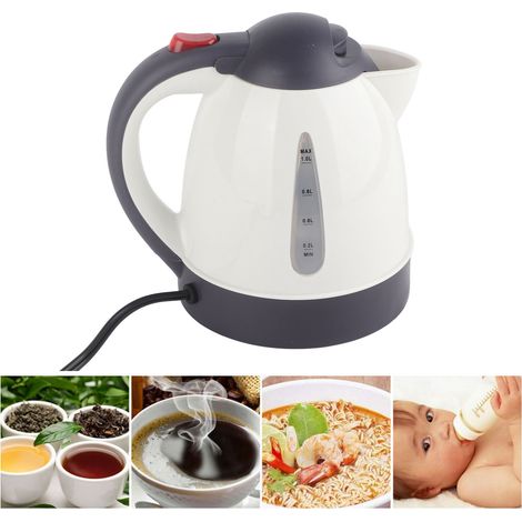 Bouilloire électrique portable 1000ml 24V pour voiture et voyage - Idéale pour thé et café