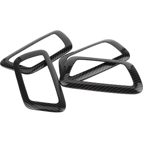 4 Garnitures de Poignées de Porte Intérieures Style Carbone pour Tacoma 2016-2020, Cadres de Protection en Fibre de Carbone, Lot de 4 (1/5)