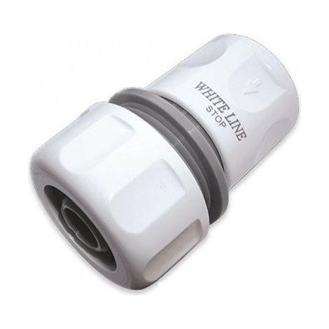 Raccord automatique avec STOP pour tuyau d'arrosage 19 mm (Lot de 2)