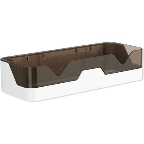 1 Étagère murale, sans perçage, plastique, rangement cosmétiques, salle de bain cuisine (1/5)