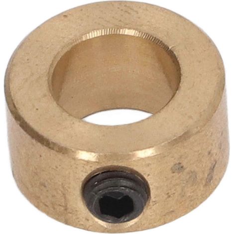 Butée de perçage en laiton pour foret, bague de positionnement pour le travail du bois, 10 mm / 0,39 po (1/5)