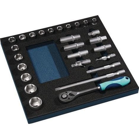 TECWERK Werkzeugmodul 27-tlg.2/3-Modul Steckschlü.TECWERK (1/2)