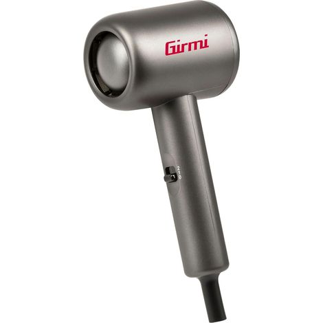GIRMI PH04 ASCIUGACAPELLI DA VIAGGIO 1000 W 2 VELOCITÀ GRIGIO
