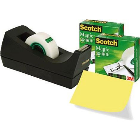 Scotch SM3-12 Tischabroller Scotch® Magic™ 810 Matt (L x B) 33 m x 19 mm 3 St.
