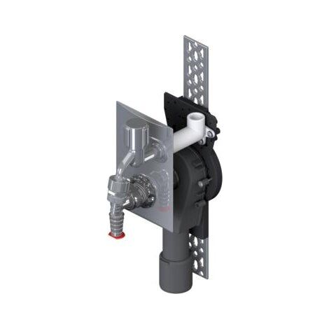 Dallmer 130730 siphon mural pour lave-linge (1/2)