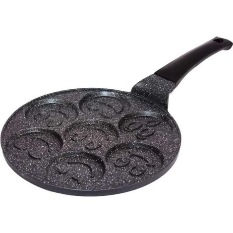 Poêle à crêpes en granit Brunbeste avec motifs souriants 8882 (1/5)