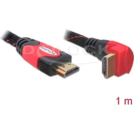 Cable HDMI 1.4 codo A-A M/M 1m