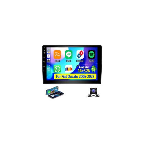 Autoradio Android 15 avec DAB+ pour Fiat Ducato (2006-2023) - GPS, Wi-Fi, Bluetooth, RDS - 1+32G CAM