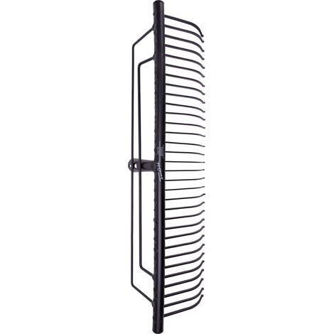 TrendLine Rasenrechen 60 cm, schwarz, pulverbeschichtet Laubrechen Heurechen (1/2)