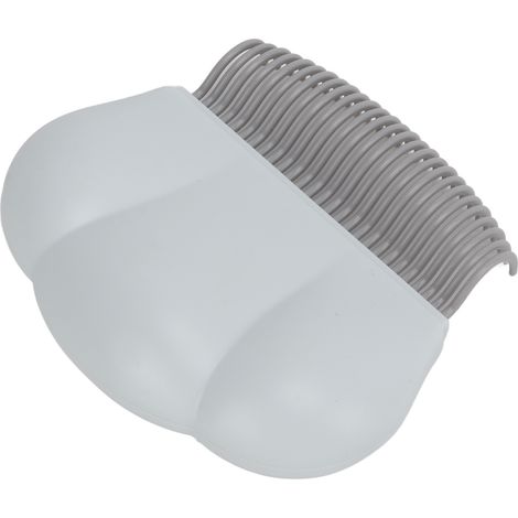 Peigne coquillage pour chat - Élimine les poils morts - Peigne massant pour animaux de compagnie (poils courts et longs) - Bleu (1/5)