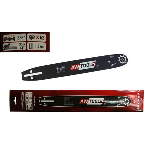 GUIDA PER SEGA AWTOOLS 35 cm/50/3/8""/1,3 PER CS450 / LINEA NERA (1/5)