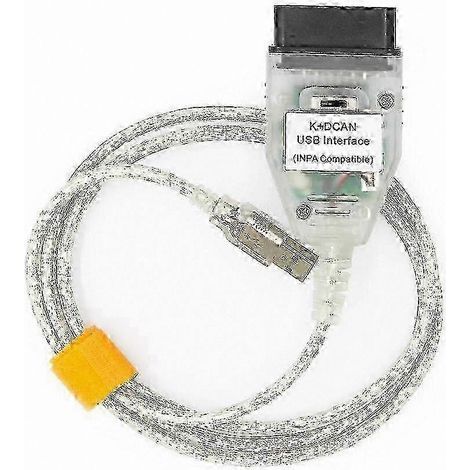 Interface de diagnostic OBD2 avec connexion USB et interrupteur pour outils de diagnostic automobile (1/5)