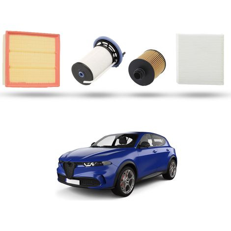 Kit Tagliando 4 filtri compatibile con Alfa Romeo Tonale 1.6 VGT-D 96kw dal 2022 (1/5)