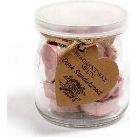 Pot fondant de cire de soja - Bois de santal foncé- Vendu par 1 (1/3)