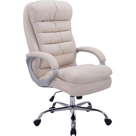 Bürostuhl XXL Vancouver  Stoff creme