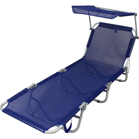 brandina pieghevole prendisole colore casuale cm 190 x 58 x 25 h (1/4)