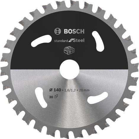 Disco de sierra circular standard for steel para sierras sin cables 140 x 16/12 x 20 t30 (1/3)