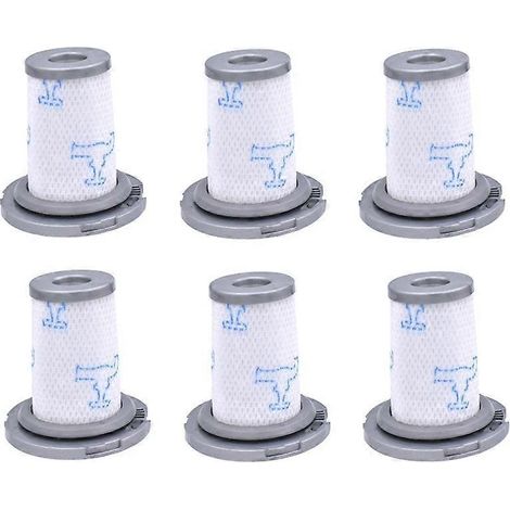 Filtres HEPA lavables pour aspirateur vertical Tefal Xforce Flex 8.60 RH96 RH9638, lot de 6 (1/5)