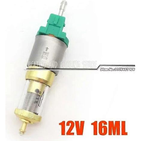 Pompe à carburant/chauffage ultra-silencieuse 12 V/24 V 16 ml pour voiture, compatible avec les systèmes Eberspacher et les pompes à air/diesel/huile de stationnement universelles pour camions.