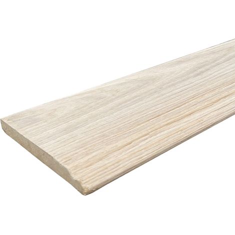 Lot de 5 Plinthes Plaquées Chêne MDF, L.2,23 m x l.10,8 cm x Ep.14 mm (1/5)