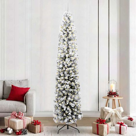 Künstlicher Weihnachtsbaum mit 300 LEDs mit Ständer Grün 240 cm (1/5)