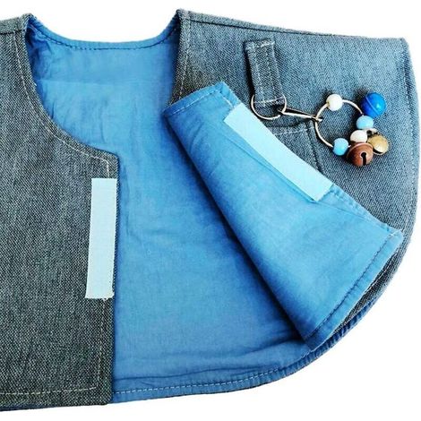 Parrot Anti-Scratch Shoulder Protector Hang Bird Anklet&Toys, Multi-Functional Pet Shoulder Pad Couche Châle pour petites perruches moyennes Cockatiels, Sun Conures, Aras Inséparables, Pinsons (1/5)