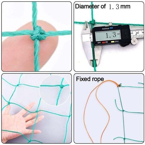 5 2M Filet Plantes grimpantes Filet Potager Filet de Treillis pour Tomates Rcolte de Concombres Lgume Vignes Plantes Grimpantes (1/3)