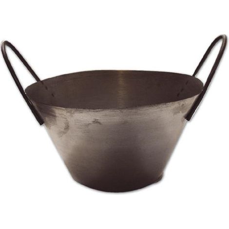 Secchio in Ferro per Muratore 2 Manici Misura 36 cm modello conico