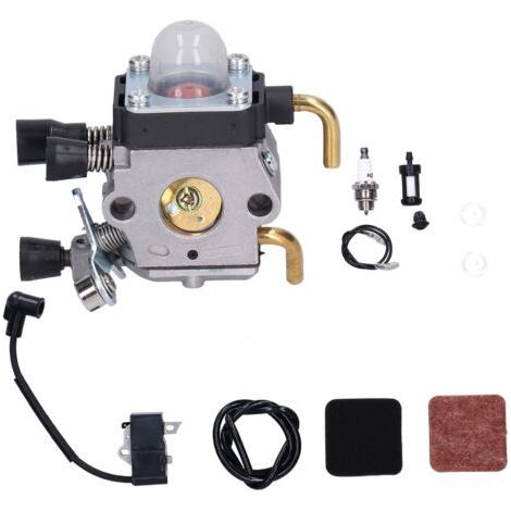 Vergaser-Set für STIHL FS80R FS85 HS80 HT75 HS75 HS85 KM85 Rasenmäher – langlebiges Aluminium – einfache Installation – verbesserte Leistung (1/5)