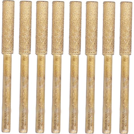 Set mit 8 elektrischen Sägeschärfern – zum Polieren von Metall und Holz – 5,5 mm – einfache Installation – hohe Effizienz