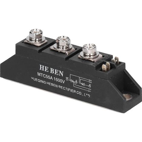 1600V Brückengleichrichter Thyristor-Gleichrichtung Automatischer Schutz Leistungszubehör MTC55A