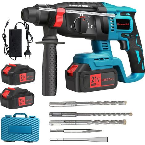 Brushless Marteau Perforateur Sans fil, Marteau de Démolition, 4 Fonctions, SDS-Plus, Embrayage de Sécurité (1/5)