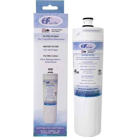 Cartouche filtre à eau Euro Filter WF033K pour réfrigérateur compatible avec Bosch CS-52 (1/3)