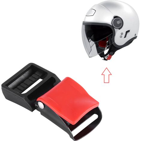 5pcs clips moto casque boucle mentonnière déverrouillage rapide sangle (1/5)