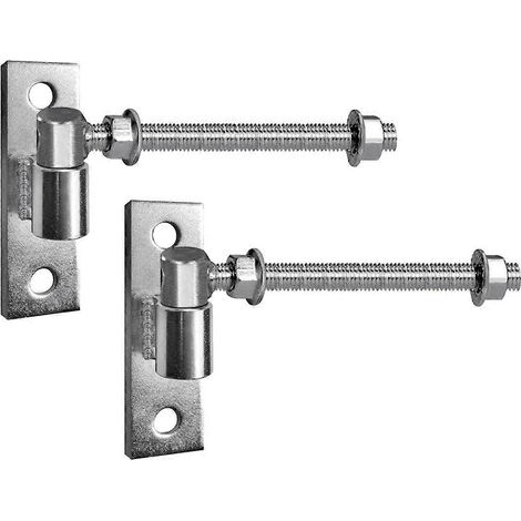 Hochleistungs-Torbänder, kompatibel mit Holz- und Metalltoren, 8-Zoll-J-Bolzen-Bänder, 2er-Pack – ideal für Bauernhof und Scheune (1/5)