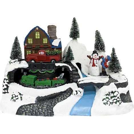 243010 Carrusel de navidad Camioneta Luces Sonidos Movimiento 24x16x17 cm