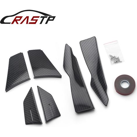 Suitable for BMW F80 M3 F82 M4 front bumper anti-scratch strips, carbon fiber front bumper combination air blades (1/5)